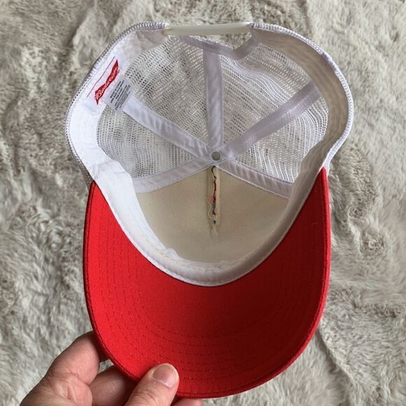 Vintage Budweiser Mesh Trucker Hat 80s King of Beers Bud Hat - Picture 3 of 5